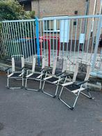 4 Kampeerstoelen set, Caravans en Kamperen, Kampeermeubelen, Ophalen, Zo goed als nieuw, Campingstoel