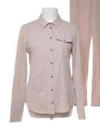 Je M'appelle Beige Blouse Overhemd Travel Maat S, Beige, Zo goed als nieuw, Maat 36 (S), Je M'apelle