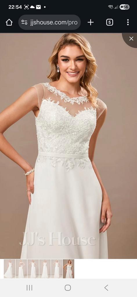 Nieuwe JJ's House Trouwjurk - Maat 44 Ivoor, Kleding | Dames, Trouwkleding en Trouwaccessoires, Nieuw, Trouwjurk, Wit, Ophalen of Verzenden