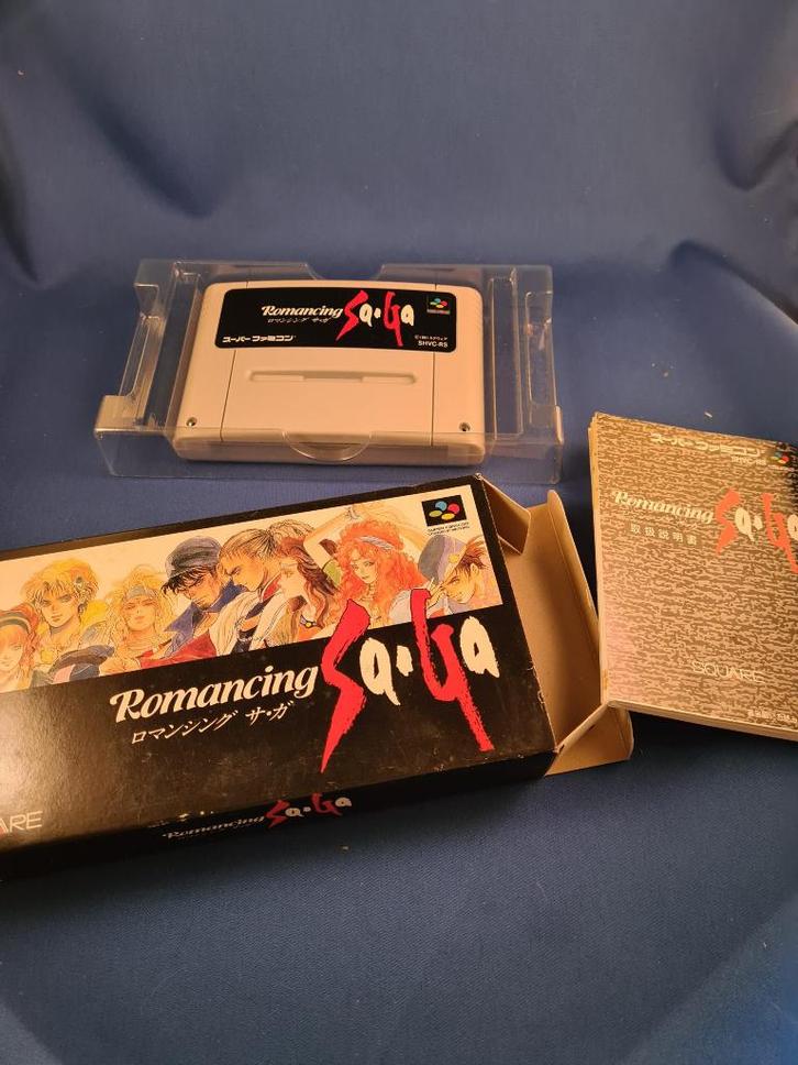 Super Famicom - Romancing Saga (CIB), Spelcomputers en Games, Games | Nintendo Super NES, Gebruikt, Role Playing Game (Rpg), 1 speler