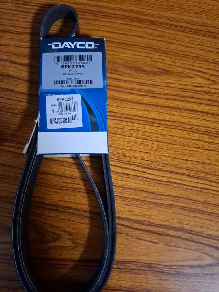 Dayco Multiriem 6PK2255 Mercedes W211, Auto-onderdelen, Ophalen of Verzenden, Nieuw, Mercedes-Benz