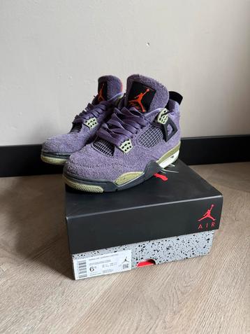 Jordan 4 Retro Canyon Paars - Maat 37,5 beschikbaar voor biedingen