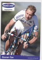 Wielrennen TOUR de FRANCE TOM BOONEN echte handtekening, Verzamelen, Verzenden, Zo goed als nieuw, Overige sporten, Spelerskaart