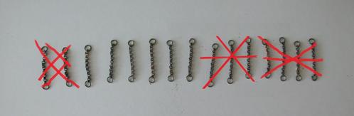 Ketting voor Marklin langhoutwagens 4665, Hobby en Vrije tijd, Modeltreinen | H0, Nieuw, Wagon, Gelijkstroom of Wisselstroom, Overige merken