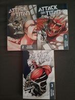 Attack on Titan 1, 2 en 3, Japan (Manga), Ophalen of Verzenden, Zo goed als nieuw