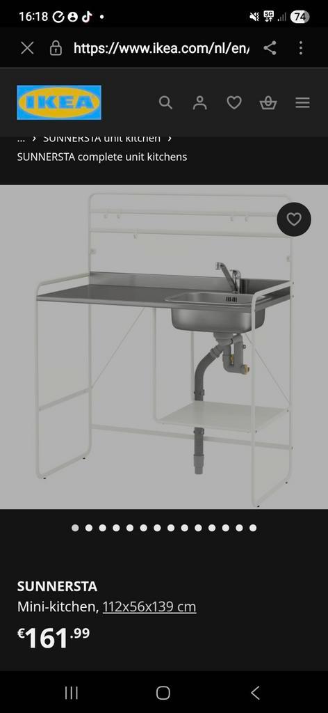 Ikea kitchenette nieuw niet gebruikt!!, Huis en Inrichting, Keuken | Keukenelementen, Nieuw, 25 tot 50 cm, Ophalen of Verzenden