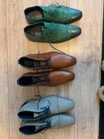 3 paar Mooie Nette Herenschoenen maat 45, Kleding | Heren, Schoenen, Ophalen, Overige kleuren, Zo goed als nieuw, Veterschoenen