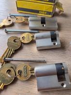 EVVA cilinders in verschillende maten., Ophalen of Verzenden, Nieuw, Koper of Messing, Slot