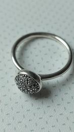 Zeldzame originele Pandora zilveren strass ring maat 52, Ophalen of Verzenden, Zilver, Kleiner dan 17, Zo goed als nieuw
