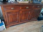 Donker teak hout Dressoir., Huis en Inrichting, Kasten | Dressoirs, Ophalen, 25 tot 50 cm