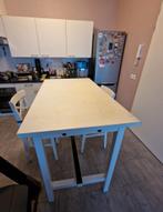 Eettafel / Barset - Massief Hout met GRATIS 2 barstoelen!, Huis en Inrichting, Ophalen, Gebruikt, 100 tot 150 cm, 50 tot 100 cm