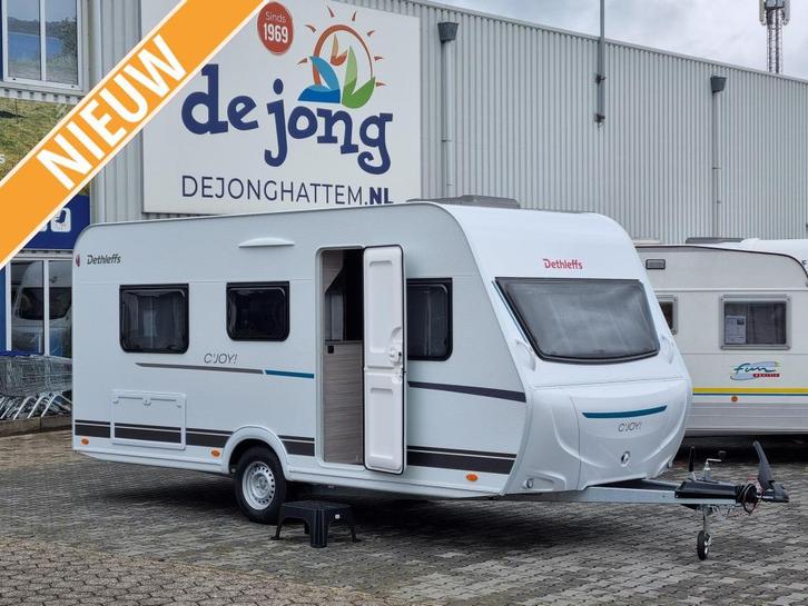 Dethleffs C'Joy 460 LE Enkele bedden!, Caravans en Kamperen, Caravans, tot en met 3, 750 - 1000 kg, Standaardzit, Dethleffs, 2 aparte bedden