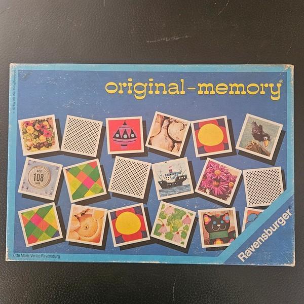 Vintage Ravensburger Original Memory (1974) – Retro Klassiek, Hobby en Vrije tijd, Gezelschapsspellen | Bordspellen, Gebruikt