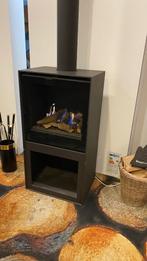 Gaskachel Bellfires Box 55 met houtvak (aardgas) NIEUW!, Gas, Nieuw, Ophalen of Verzenden, Vrijstaand