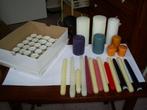 Kaarsen 21 stuks en waxinelichtjes 60 stuks, Overige materialen, Ophalen of Verzenden, Zo goed als nieuw, Kaars