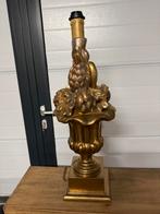 Tafellamp met vergulde fruitmand, Ophalen of Verzenden, Zo goed als nieuw, 50 tot 75 cm