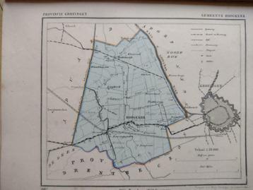 20/ Hoogkerk/  Waschhuizen  Litho1867  Kuyper  GRO beschikbaar voor biedingen