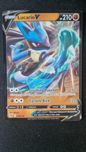 Lucario V (ASR 078) Pokémon kaart beschikbaar voor biedingen