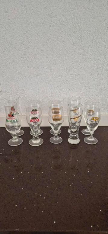 Vintage speciaal bier glazen  beschikbaar voor biedingen