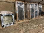 Kunstof ramen en deur kozijnen 7016 houtnerf opdek, Doe-het-zelf en Verbouw, Glas en Ramen, Nieuw, Overige typen, Dubbelglas, 80 tot 120 cm