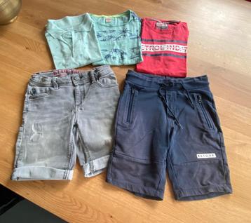 Jongen: pakketje korte broek & T-shirts 
