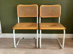 2x Marcel Breuer "cesca" stijl stoel, vintage, Gebruikt, Twee, Bruin, Modern, Bauhaus, Cesca