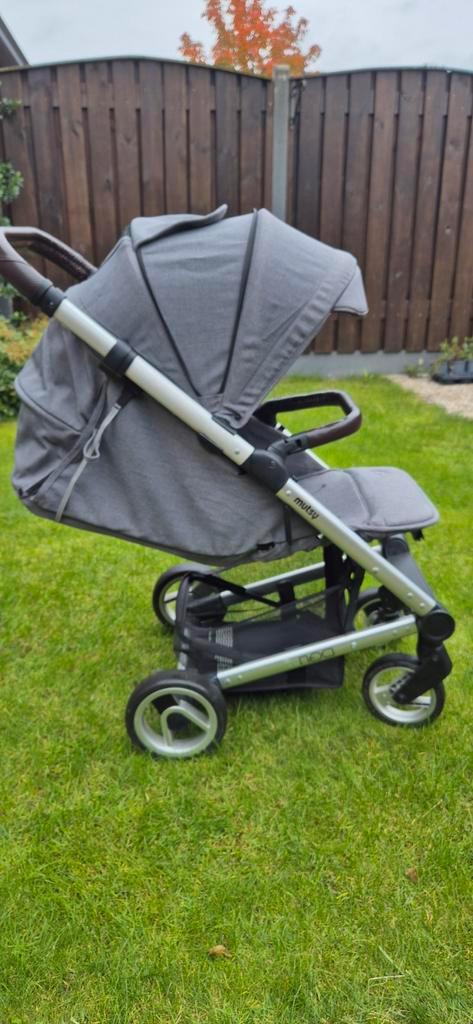 Mutsy Nexo kinderwagen + extra's, Kinderen en Baby's, Kinderwagens en Combinaties, Gebruikt, Kinderwagen, Mutsy, Verstelbare duwstang