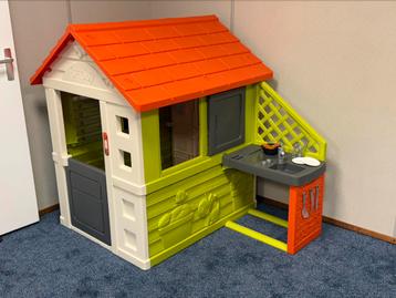 Smoby Speelhuisje met keuken, altijd binnen gestaan beschikbaar voor biedingen