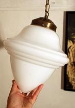 Art Deco hanglamp model eikel - mid century vintage design, Huis en Inrichting, Gebruikt, -, -, Ophalen of Verzenden