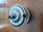 Potje glas met tin, Ophalen of Verzenden