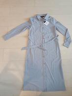 MOOIJ travelstof jurk lang - baby blauw - maat m, Kleding | Dames, Jurken, Maat 38/40 (M), Blauw, Mooij, Nieuw