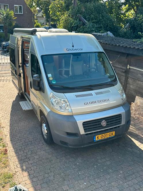 Buscamper Pössl Fiat Ducato Roadscout 540 champagne 120 PK, Caravans en Kamperen, Campers, Particulier, tot en met 3, Buscamper of Camperbus