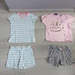 2 meisjes shortama's maat 122/128, Ophalen of Verzenden, Gebruikt, Meisje, Nacht- of Onderkleding