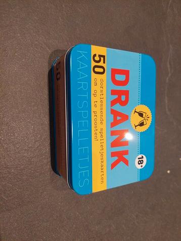 Drank kaartspelletjes beschikbaar voor biedingen