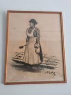 Houtskool tekening, Ophalen of Verzenden