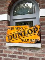 Emaille dunlop reclame, Verzamelen, Ophalen of Verzenden, Gebruikt, Reclamebord