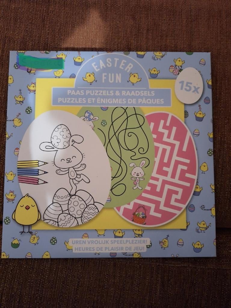 15 paasactiviteiten op papier, Ophalen of Verzenden, Puzzelen