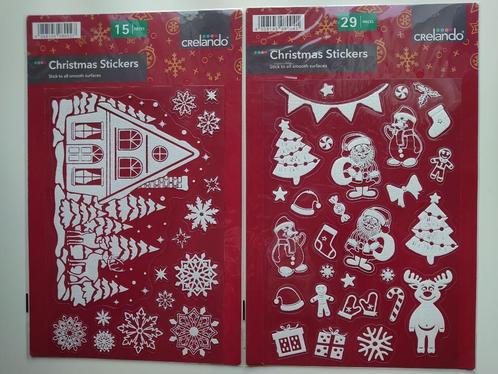 44 kerststickers, Diversen, Kerst, Nieuw, Ophalen of Verzenden
