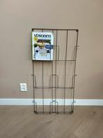 Tijschriftenrek wand metaal antraciet/grijs, Huis en Inrichting, Woonaccessoires | Krantenbakken en Lectuurbakken, Ophalen, Zo goed als nieuw