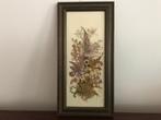 Lijst kader droogbloemen achter glas, Ophalen of Verzenden
