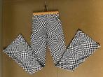 Zwart-witte illusie broek Maat XXS  FB sister flared legging, Ophalen of Verzenden, Zo goed als nieuw