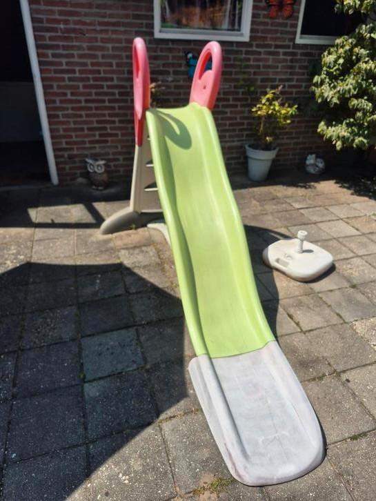 smoby xl glijbaan met wateraansluiting, Kinderen en Baby's, Speelgoed | Buiten | Speeltoestellen, Zo goed als nieuw, Glijbaan