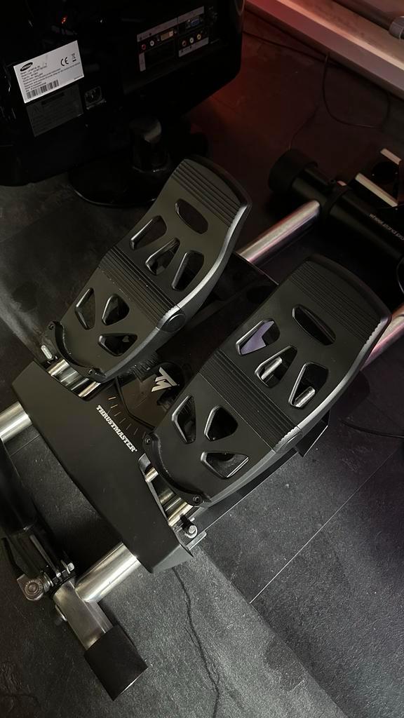 Thrustmaster TFRP T Flight Rudder Pedals, Computers en Software, Joysticks, Zo goed als nieuw, Ophalen of Verzenden