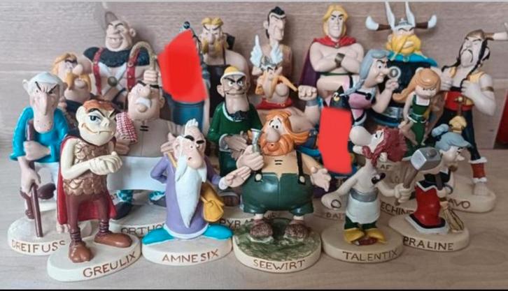 Asterix zeldzaam 15 (18) stuks Atlas-collectie beeldjes 2003, Verzamelen, Poppetjes en Figuurtjes, Zo goed als nieuw, Ophalen of Verzenden