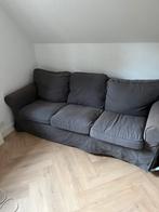 Prima 3-zits Ektrop bank met poef te koop, Huis en Inrichting, Banken | Bankstellen, Ophalen, Gebruikt, Driepersoons, 75 tot 100 cm