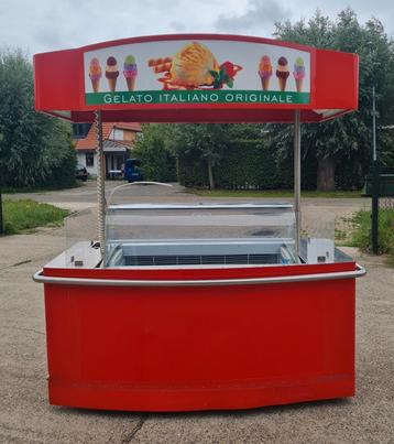 Ijsvitrine schepijsvitrine ijskar ijswagen beschikbaar voor biedingen