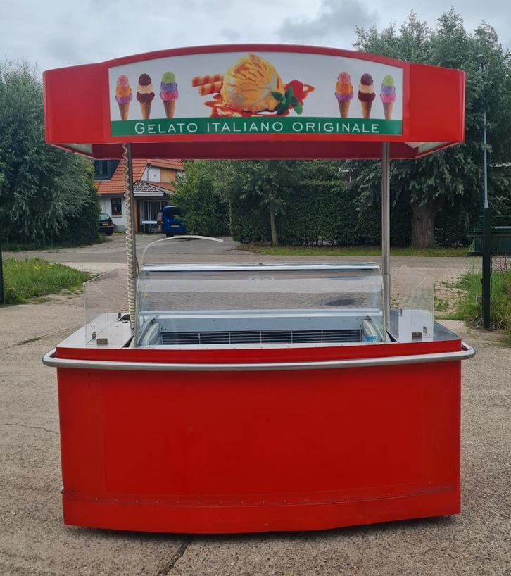 Ijsvitrine schepijsvitrine ijskar ijswagen, Zakelijke goederen, Horeca | Overige, Ophalen