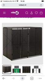 Container ombouw zwart 1.48x78x110, Tuin en Terras, Ophalen, Gebruikt, Kunststof, Containerberging