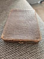 Krokodillen leren sigarettenetui jaren 60, Antiek en Kunst, Ophalen of Verzenden