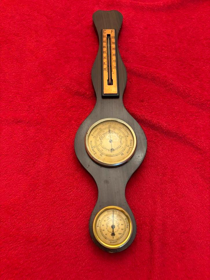 Vintage Barometer, Audio, Tv en Foto, Weerstations en Barometers, Gebruikt, Ophalen